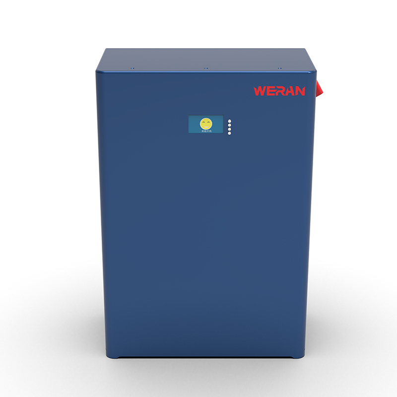 WERAN WRL-48100WB 51.2V 100Ah Bateri LiFePO4 Dipasang di Dinding (5.12kWj) – IP65, 6000 Kitaran, Storan Suria Luar Rumah