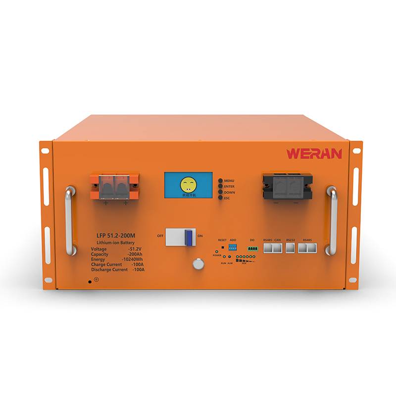 WERAN WRL-48200RO 51.2V 200Ah LiFePO4 Rak Bateri (10.24kWj) – 8000 Kitaran, Arus Tinggi, Storan Suria Modular