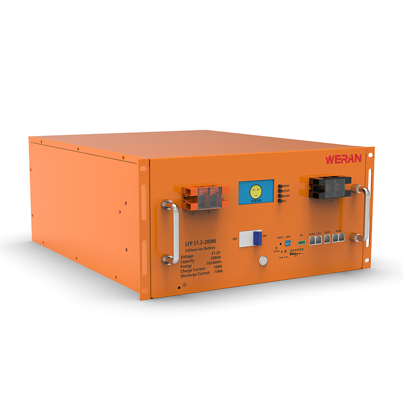 WERAN WRL-48200RO 51.2V 200Ah LiFePO4 Rak Bateri (10.24kWj) – 8000 Kitaran, Arus Tinggi, Storan Suria Modular