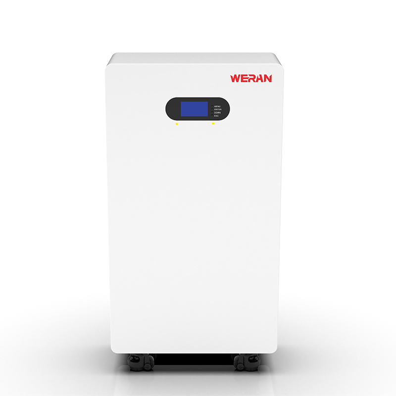 WERAN WRL-48200UW 51.2V 200Ah Bateri LiFePO4 (10.24kWj) – IP65 Beroda / Pemasangan Dinding, Storan Suria 48V Boleh Bertindan