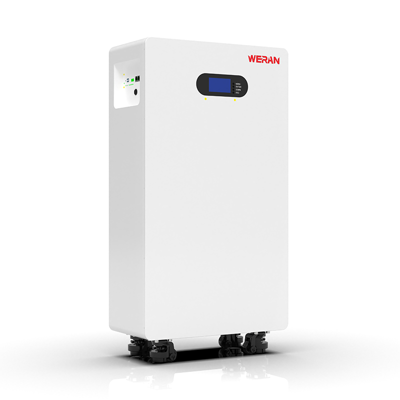 WERAN WRL-48200UW 51.2V 200Ah Bateri LiFePO4 (10.24kWj) – IP65 Beroda / Pemasangan Dinding, Storan Suria 48V Boleh Bertindan