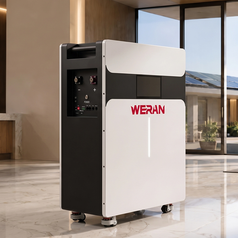 WERAN 51.2V 314Ah 16kWh Roller Type LiFePO4 Battery Pack untuk Penyimpanan Tenaga Rumah